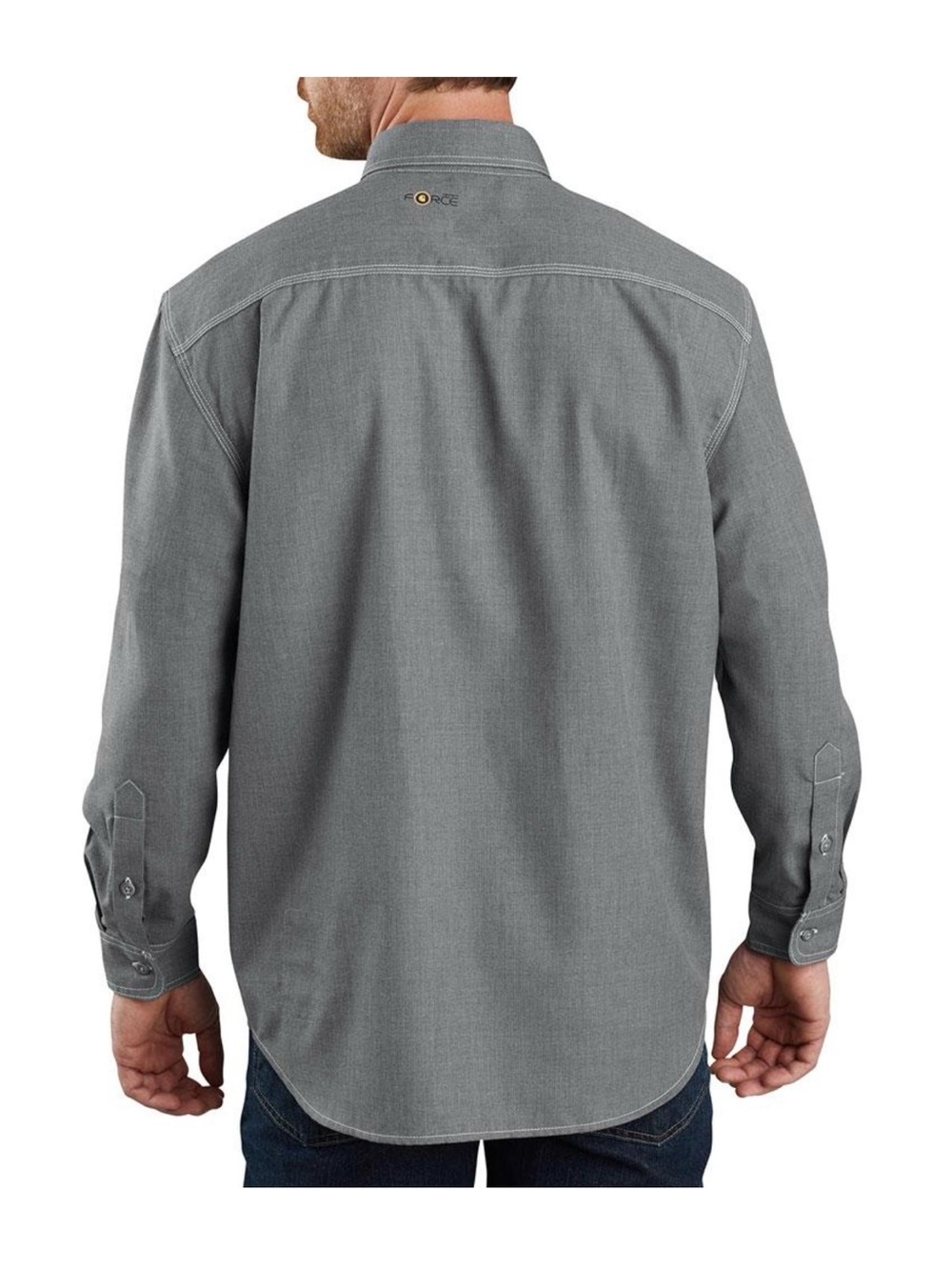 Carhartt Men’s Flame-Resistant Force Lightweight Long Sleeve Shirt — 2XL - Picture 2 of 13
